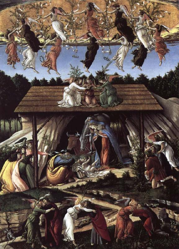 Sandro Botticelli Mystic Nativity Sweden oil painting art